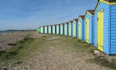 Beach huts