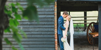 Couple at Pangdean Barn.