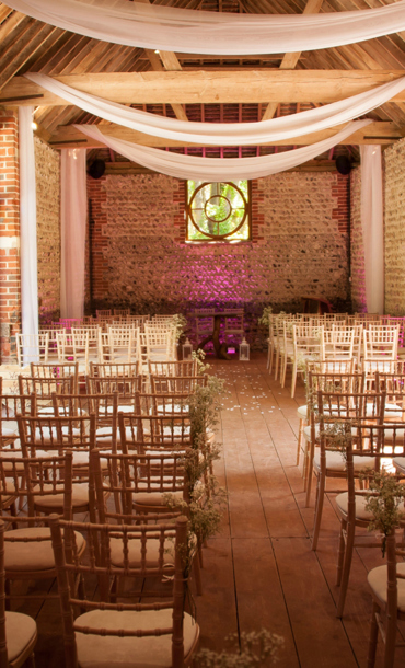 Inside Cissbury Barns