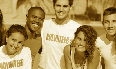 A group of smiling young people