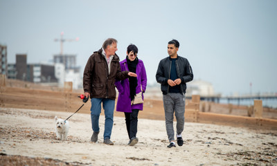 People walking on the beach