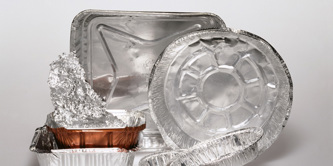 Aluminium foil and containers
