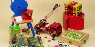 A pile of children's toys