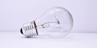 A light bulb.