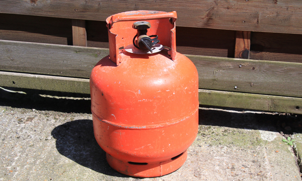 A gas bottle.