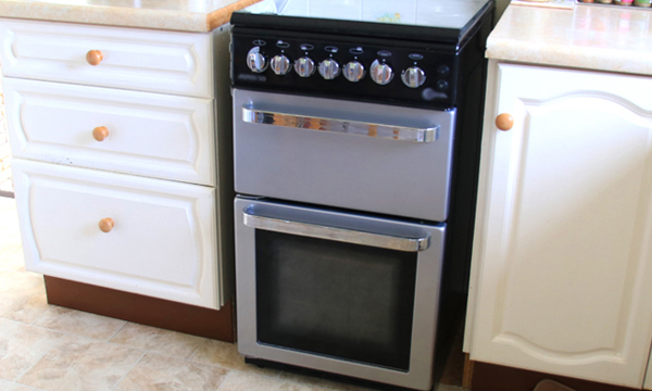 An oven.