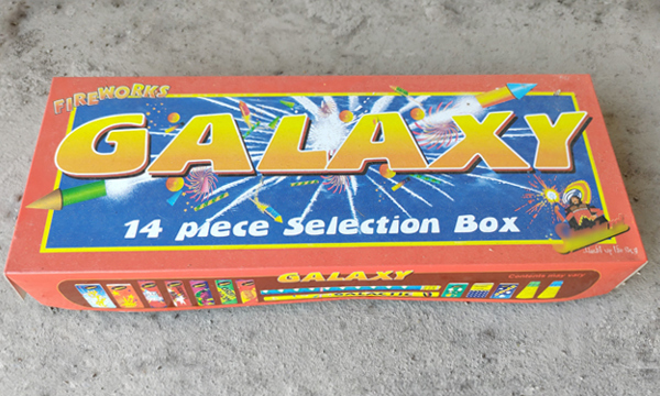 An old box of fireworks.
