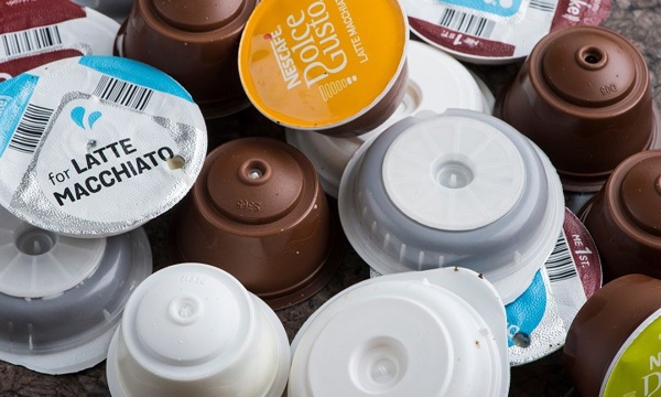 A mix of coffee pod brands