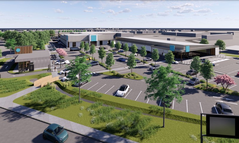 Artist's impression of the proposed redevelopment of the former Broadbridge Heath Depot site.