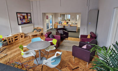 Reception area