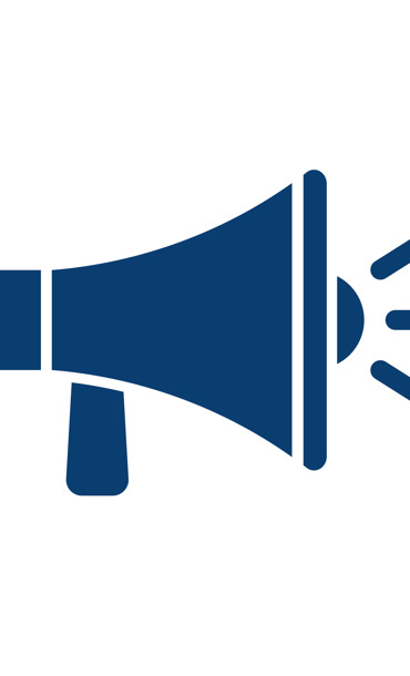 A megaphone icon.