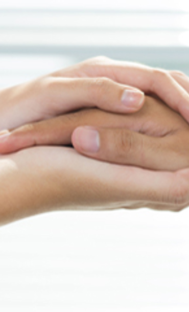 Holding hands
