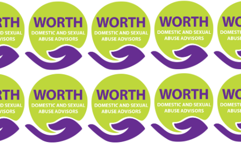 Worth domestic and sexual abuse advisors logo repeated