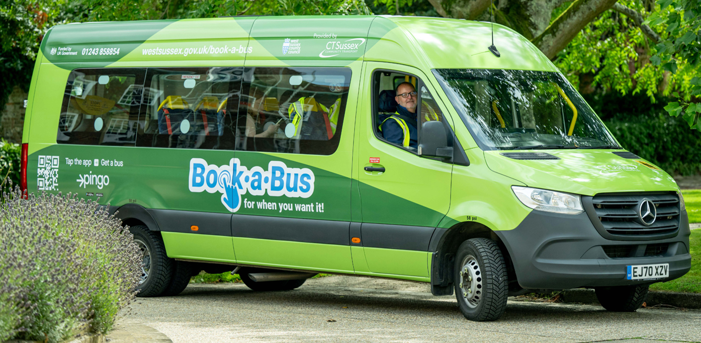Minibus and driver
