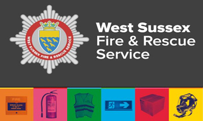 WSF&R badge with safety equipment