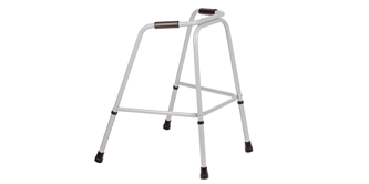 A walking frame.