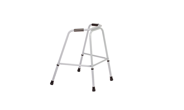 A walking frame.
