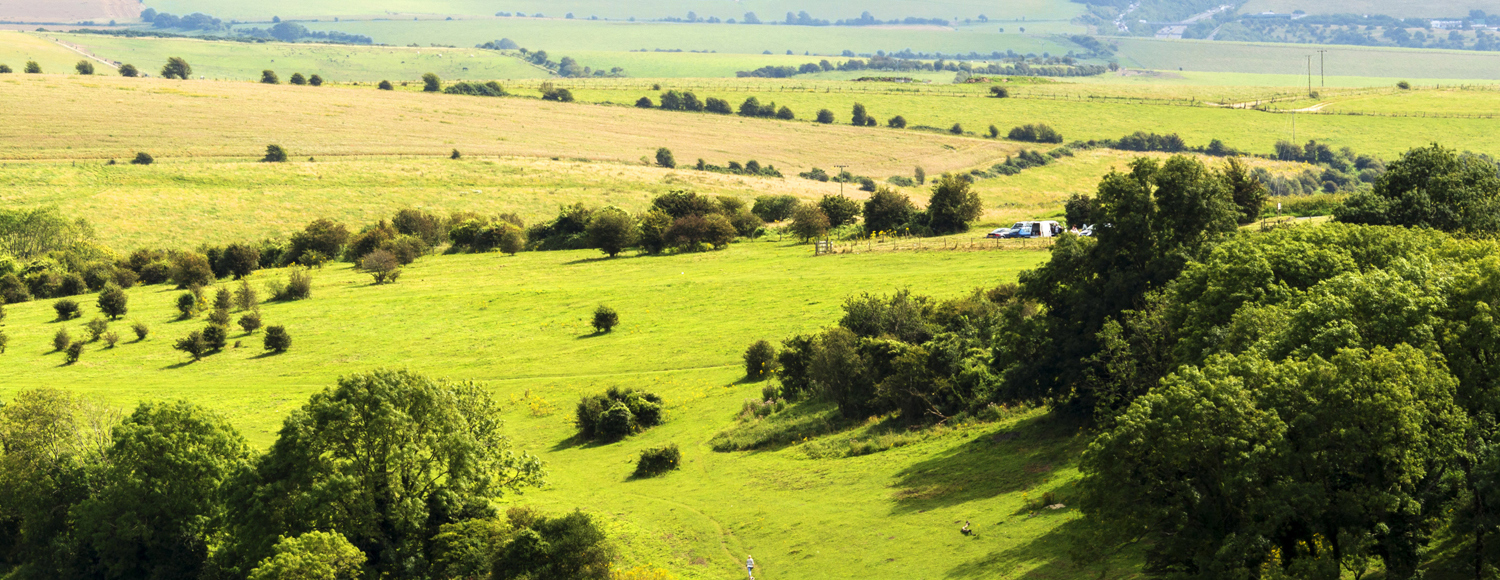 South Downs rolling hills