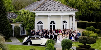 A wedding party at Fontwell Park.