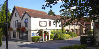 The outside of the Old Tollgate Hotel & Restaurant.