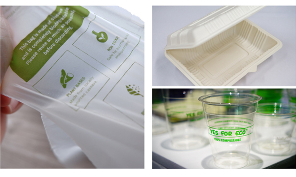 Examples of compostable plastics