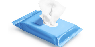 Packet of wipes